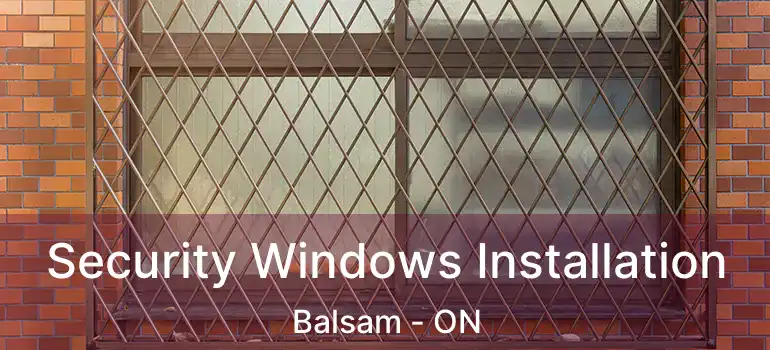  Security Windows Installation Balsam - ON