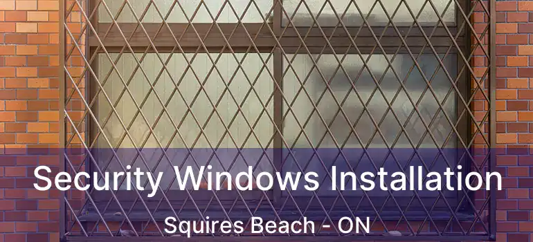  Security Windows Installation Squires Beach - ON