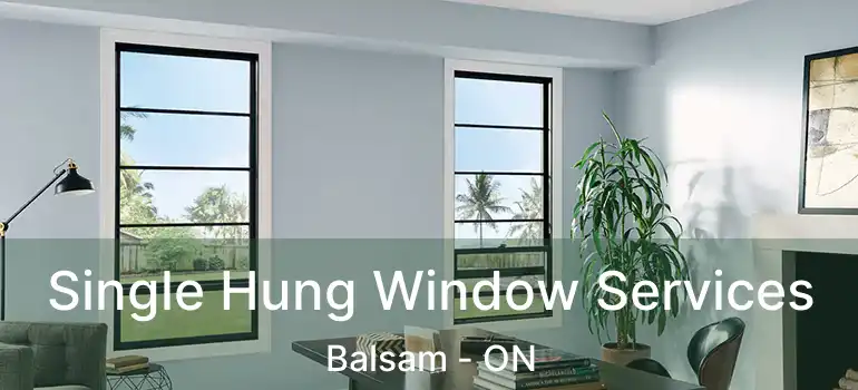  Single Hung Window Services Balsam - ON