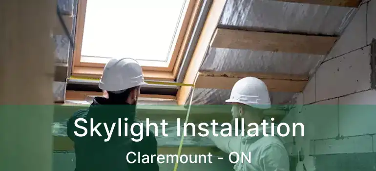  Skylight Installation Claremount - ON