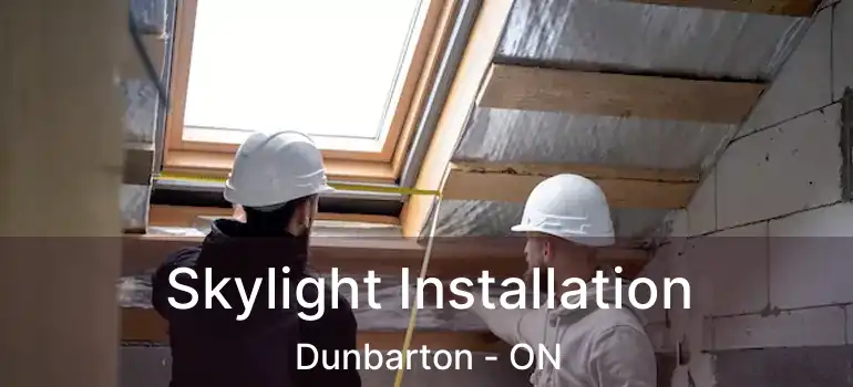  Skylight Installation Dunbarton - ON