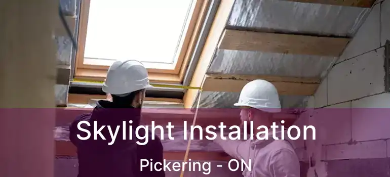  Skylight Installation Pickering - ON