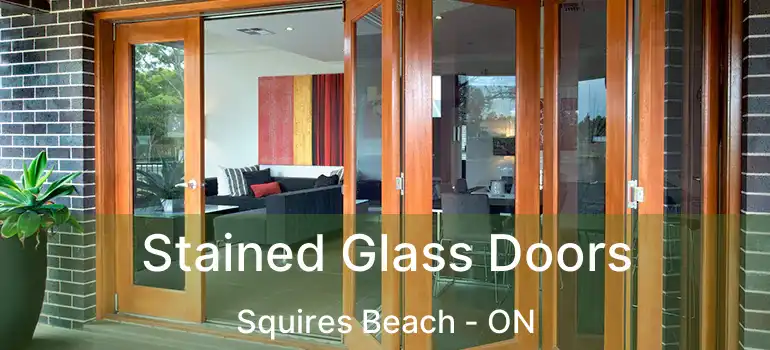  Stained Glass Doors Squires Beach - ON