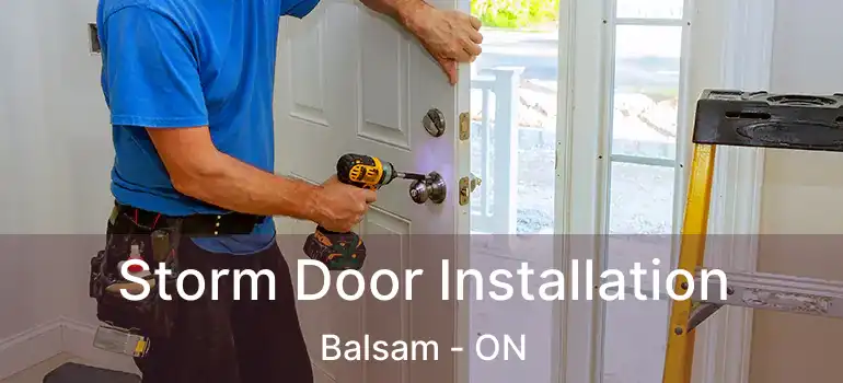  Storm Door Installation Balsam - ON