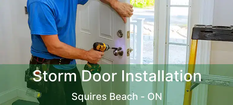  Storm Door Installation Squires Beach - ON