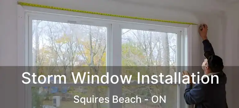  Storm Window Installation Squires Beach - ON