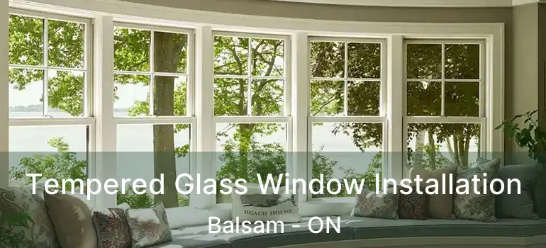  Tempered Glass Window Installation Balsam - ON