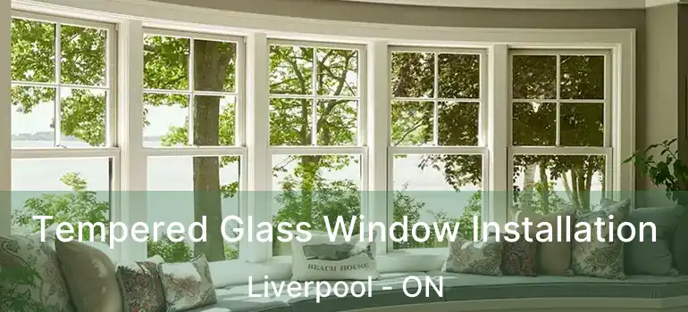  Tempered Glass Window Installation Liverpool - ON