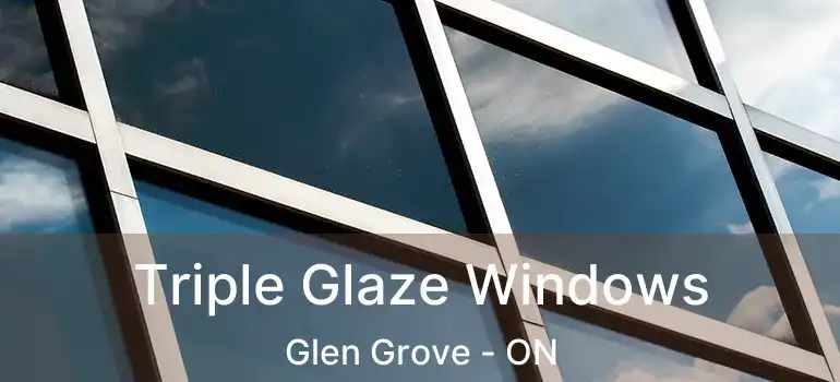  Triple Glaze Windows Glen Grove - ON