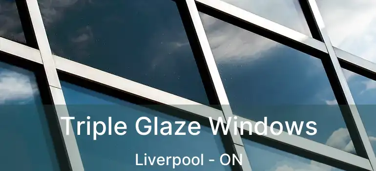  Triple Glaze Windows Liverpool - ON