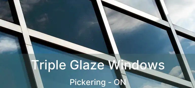  Triple Glaze Windows Pickering - ON