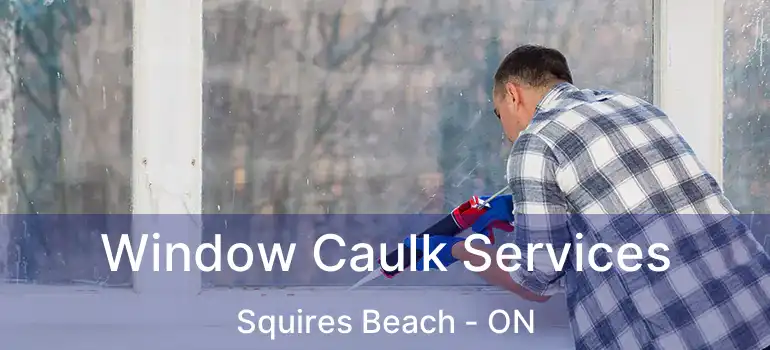  Window Caulk Services Squires Beach - ON