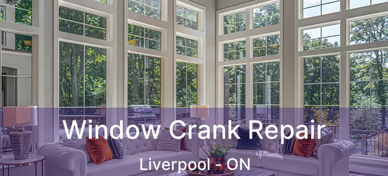  Window Crank Repair Liverpool - ON