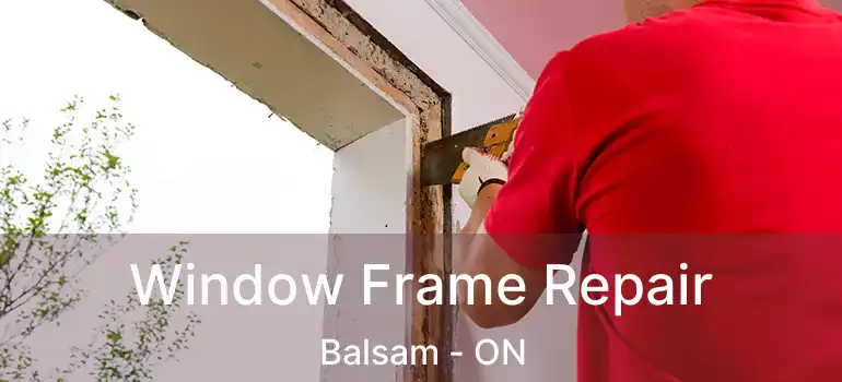  Window Frame Repair Balsam - ON