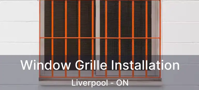  Window Grille Installation Liverpool - ON
