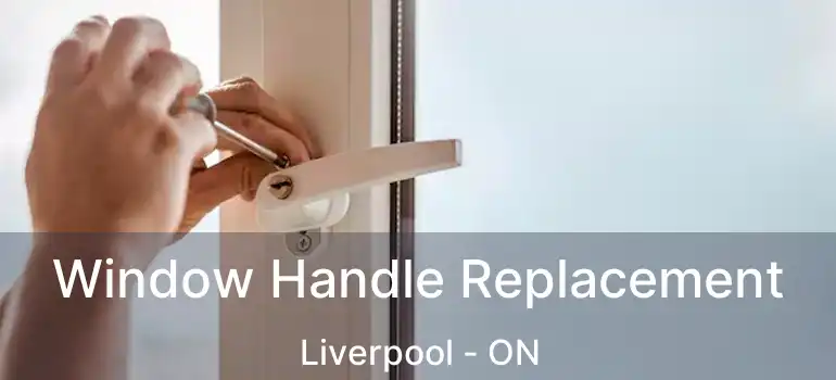  Window Handle Replacement Liverpool - ON