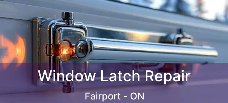  Window Latch Repair Fairport - ON