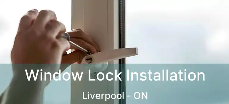  Window Lock Installation Liverpool - ON