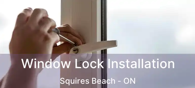  Window Lock Installation Squires Beach - ON