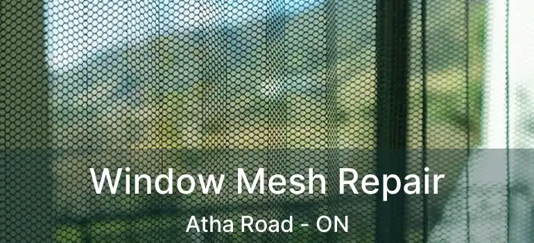  Window Mesh Repair Atha Road - ON