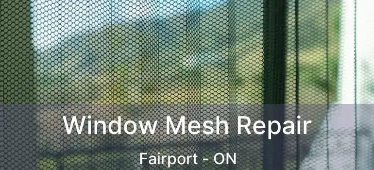  Window Mesh Repair Fairport - ON