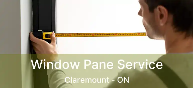  Window Pane Service Claremount - ON