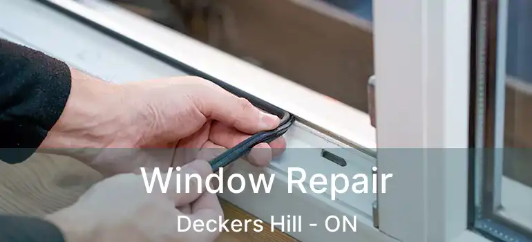  Window Repair Deckers Hill - ON