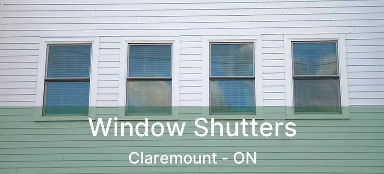  Window Shutters Claremount - ON