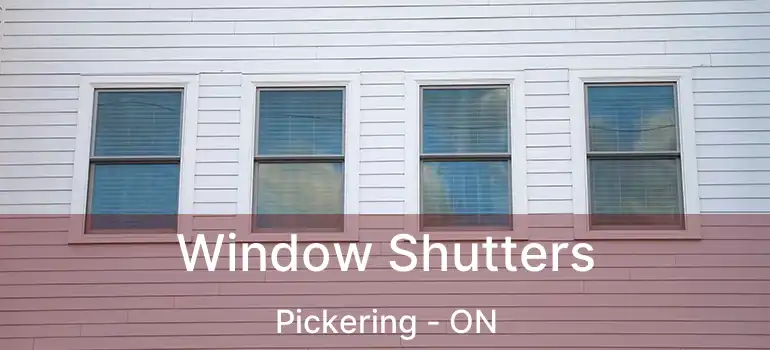  Window Shutters Pickering - ON