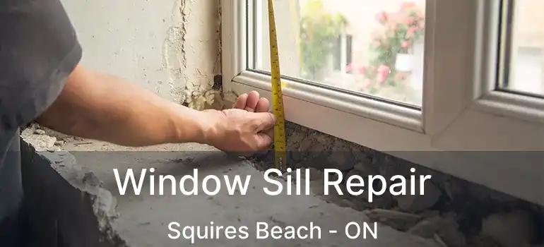  Window Sill Repair Squires Beach - ON