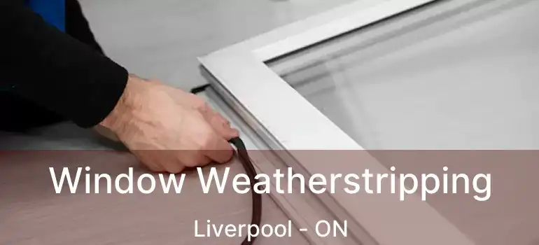  Window Weatherstripping Liverpool - ON