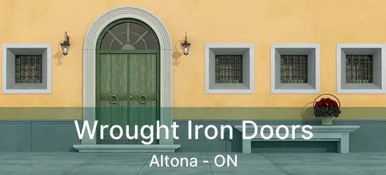  Wrought Iron Doors Altona - ON